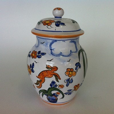 Artistic italian pottery of Albisola - Majolica.